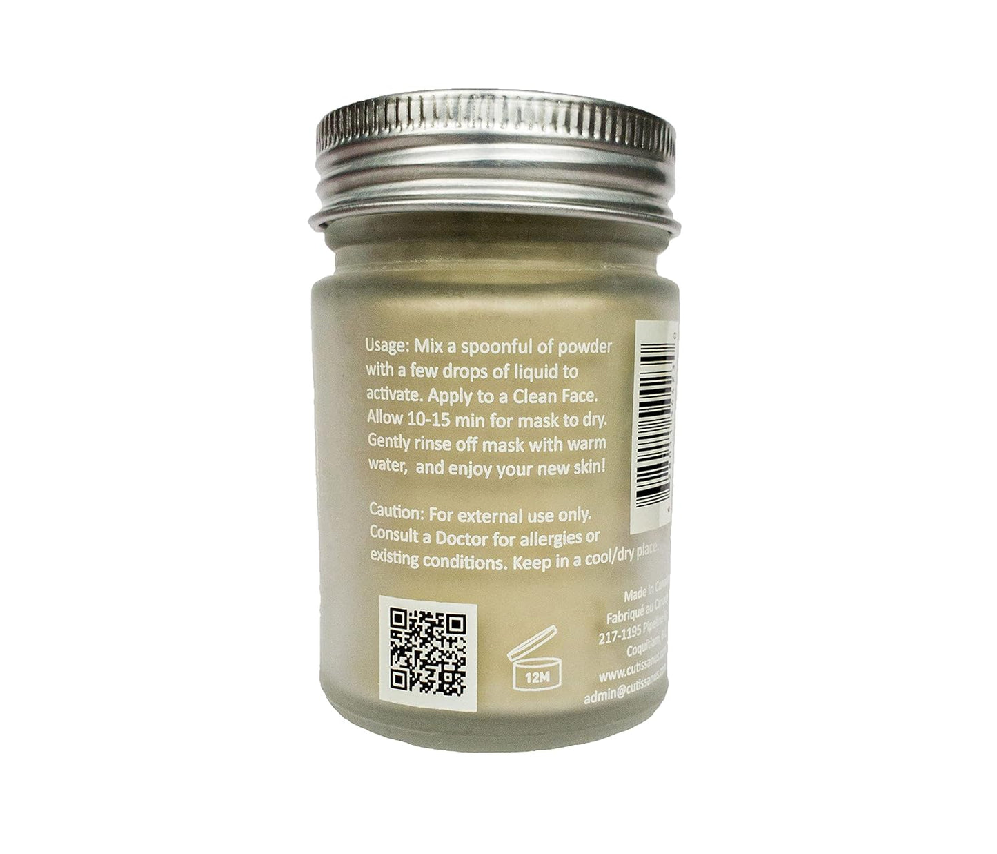 100% Natural Vitamin C Clay Exfoliating Face Mask 60g All Clay & No Water …